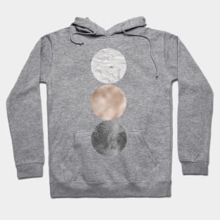 Rose grunge - circles IV Hoodie